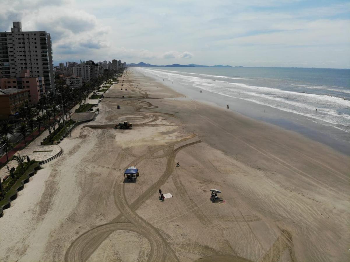 Apartamento Apto Pé na Areia Praia Grande  Exterior foto